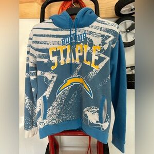 Staple Blue and Yellow Graphic Hoodie